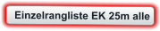 Einzelrangliste EK 25m alle