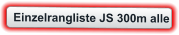 Einzelrangliste JS 300m alle