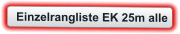 Einzelrangliste EK 25m alle