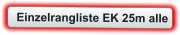 Einzelrangliste EK 25m alle